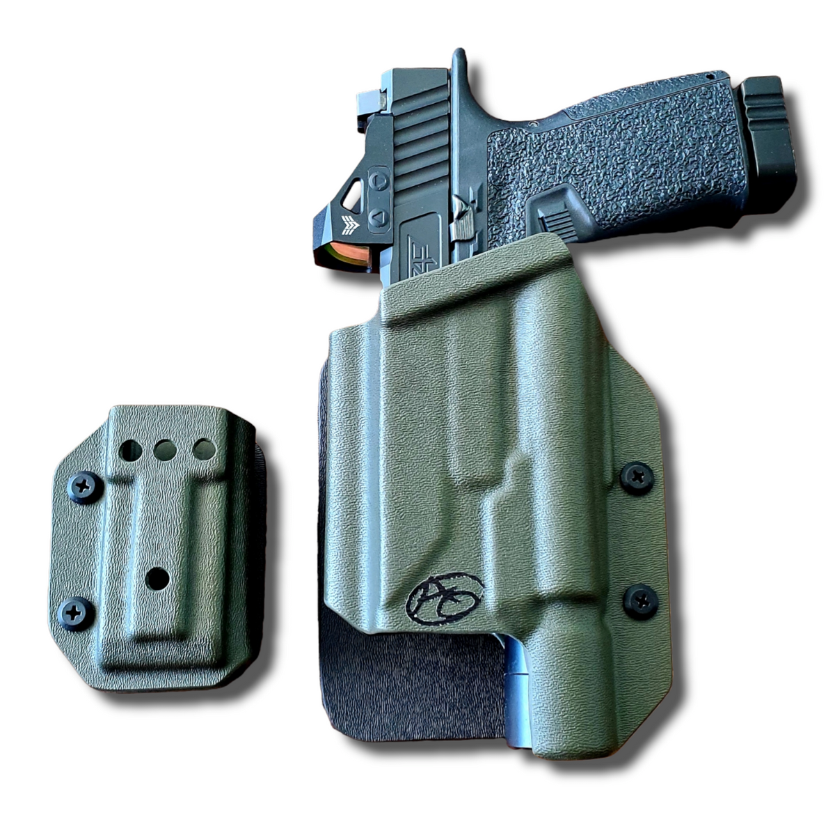 OWB Light Bearing Holster - Glock 17 with TLR-1 - Code 4 Defense